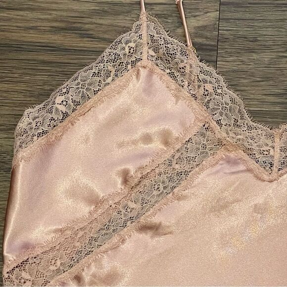 Victoria’s Secret Lightweight Camisole Top Dusty Rose Pink Adjustable Strap XL - Picture 8 of 16